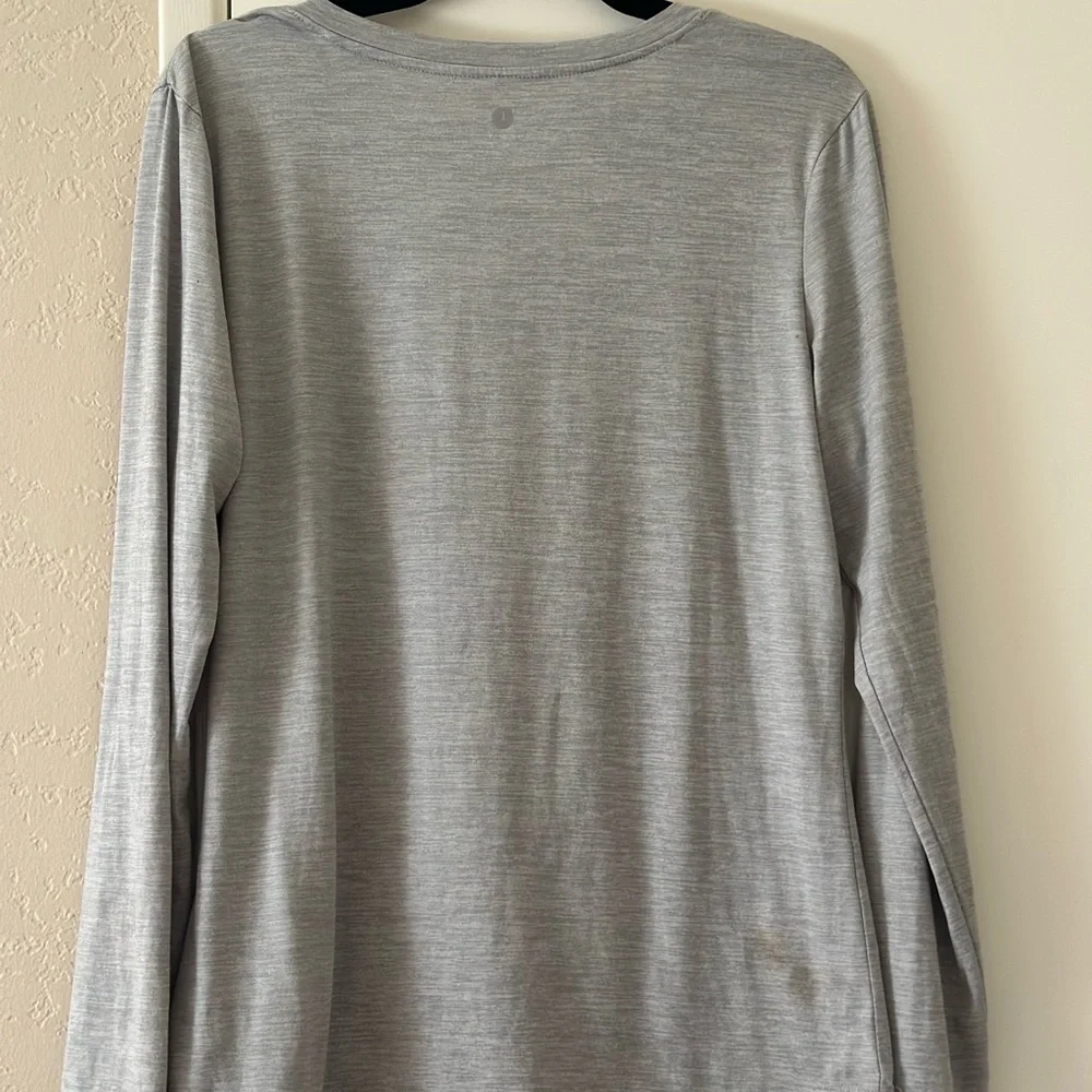 Danskin/ TeeTop, Large, Gray/ long sleeve - Picture 5 of 8